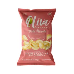 Oliva Snacks Papas con Sabor a Chile Picante