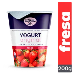 Yogurt Original Alpina Fresa 200 ml