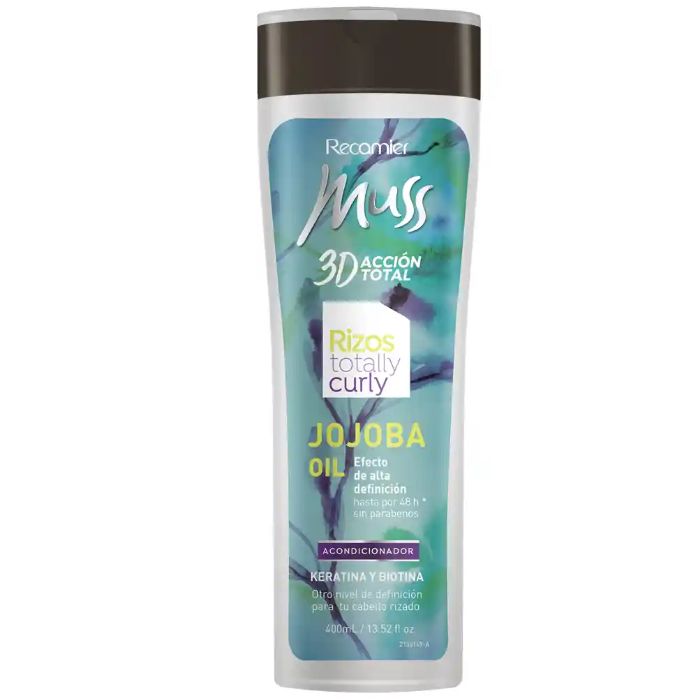 Muss Acondicionador Rizos 3D Accion Total
