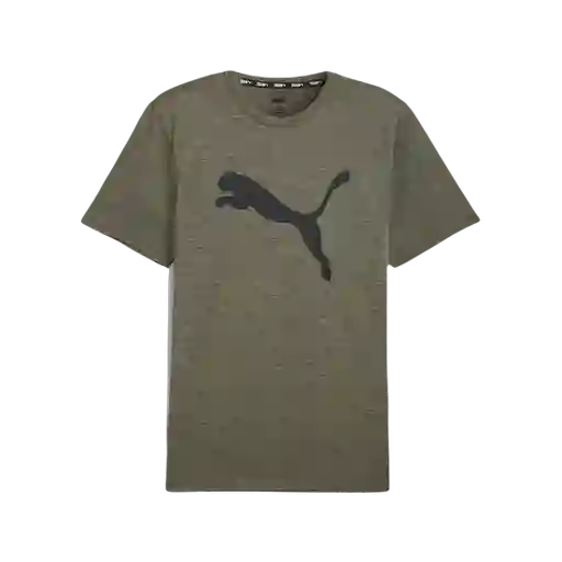 Puma Camiseta Train Fav Heather Cat Tee Verde 522352-80