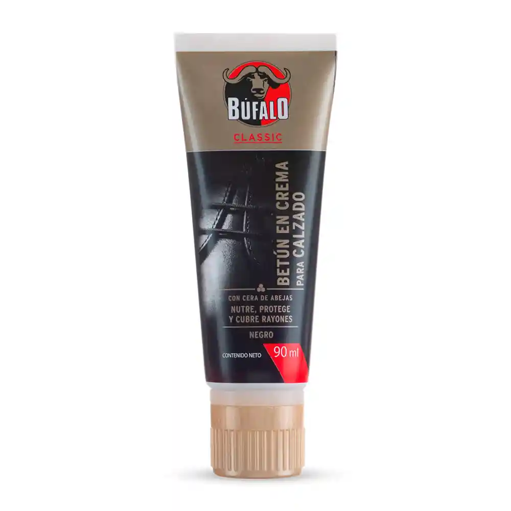 Bufalo betun en crema para calzado tono negro