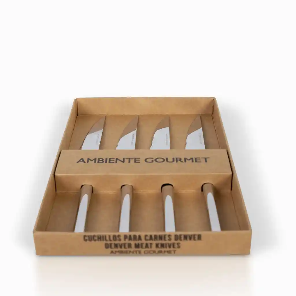 Set Cuchillos Para Carnes 23194 Ambiente Gourmet