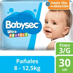 Babysec Pañales Ultra Protect Etapa 3 Talla G