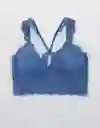 American Eagle Bralette Romantic Rb Pad Tinta Frotada Talla M