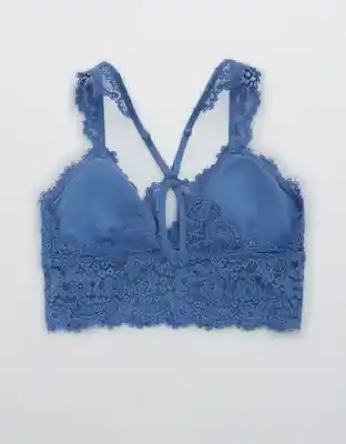 American Eagle Bralette Romantic Rb Pad Tinta Frotada Talla M