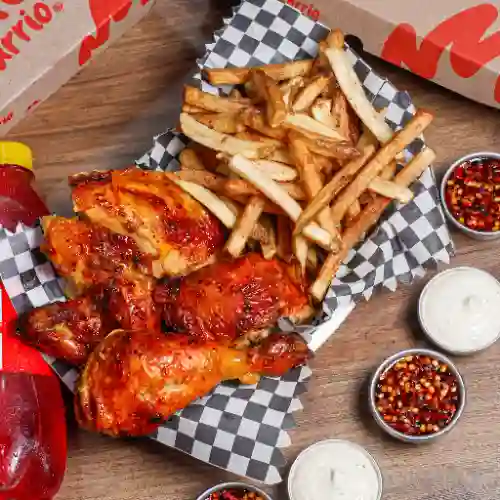 1/2 Pollo Asado + Papa Francesa Casera