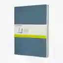 Inkanta Libreta Cahier Hoja Blanca Azul Claro XL