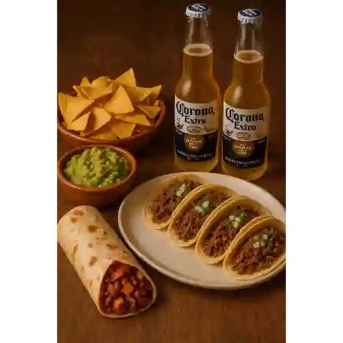 Combo Burro & Coronas