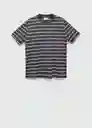 Camiseta French1 Navy Talla M Hombre Mango