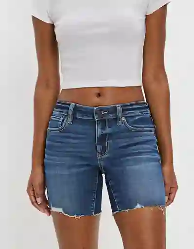 Short Mujer Azul Talla 6 400381266949 American Eagle