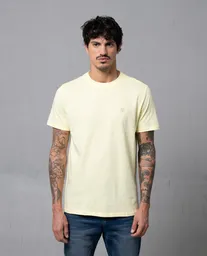 Camiseta Hombre Amarillo Talla S 100G001 Rifle
