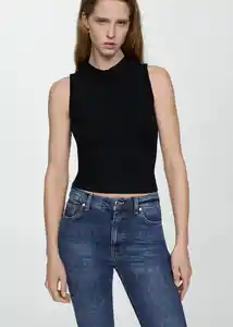 Jean Claudia Tejano Oscuro Talla 32 Mujer Mango