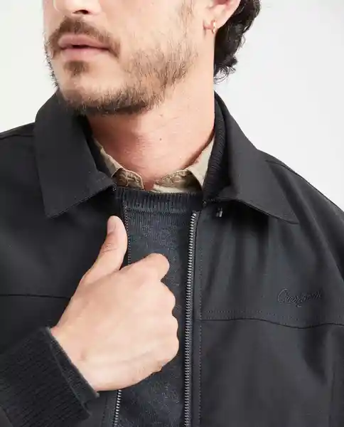 Chaqueta Double Neck Negro Sombrío Ultra Oscuro M Chevignon