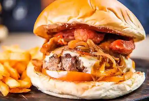 Quillera Burger + Papa a la Francesa