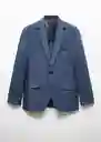 Blazer Americana Salerno Indigo Talla 46 Hombre Mango