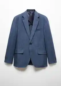 Blazer Americana Salerno Indigo Talla 46 Hombre Mango