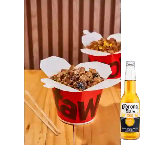 Combo Wok Korean + Corona 330 ml