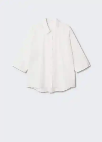 Camisa Cancu-H Blanco Talla S Mujer Mango