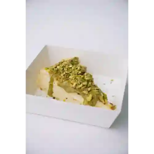 Tarta Vasca con Pistacho