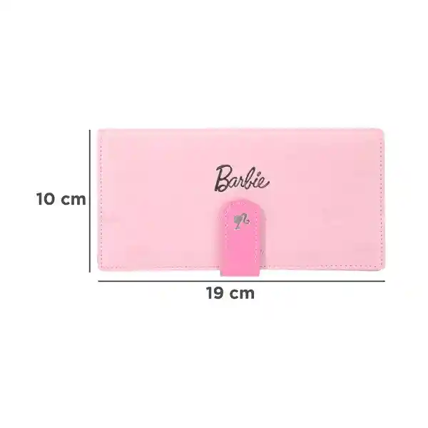 Cartera Para Mujer Grande Serie Barbie Rosa Miniso