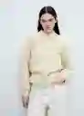 Chaqueta Hawaii Amarillo Pastel Talla M Mujer Mango