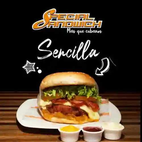 Hamburguesa Sencilla