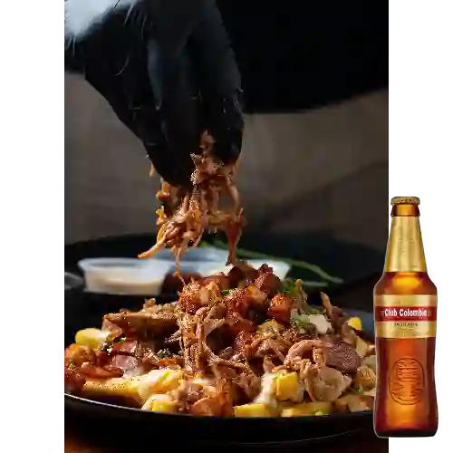 Combo Mini Suprema Fries + Club col. Dorada Bot. 330ml