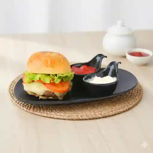 Hamburguesa sencilla