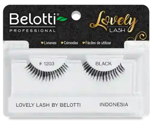 Belotti Pestañas Human Black 1203