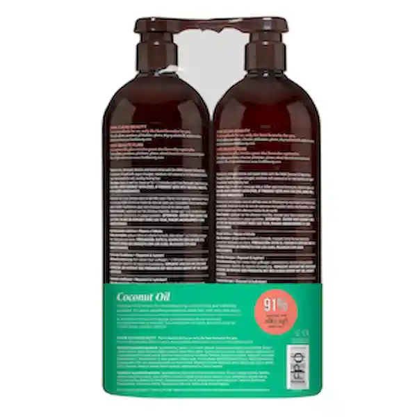 Hask Kit Shampoo y Acondicionador Con Aceite de Coco