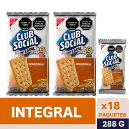 Galleta Club Social Oferta Galleta Integral (432 Gr)