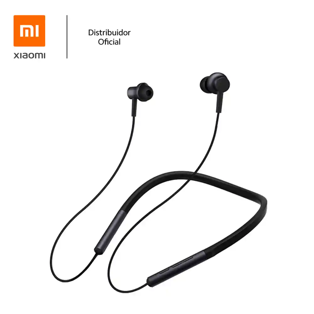 Xiaomi Manos Libres Bluetooth Original Mi Neckband Negro