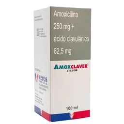 Amoxclaver Suspensión (250 mg/62.5 mg)