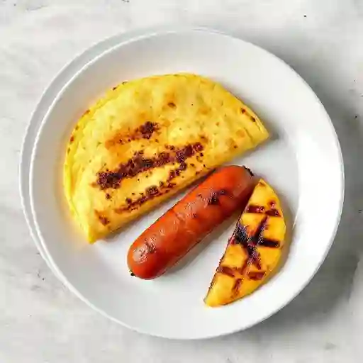 Chorizo Con Arepa