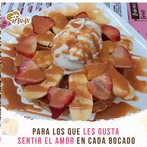 Waffle frutos frescos