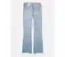 Pantalón Jean Mujer Kick Boot Azul Talla 10 Long American Eagle