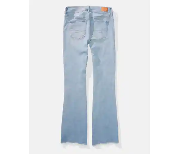 Pantalón Jean Mujer Kick Boot Azul Talla 10 Long American Eagle