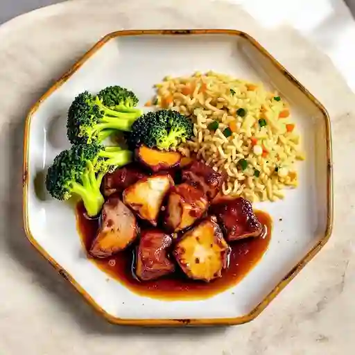 66. Cerdo Asado Con Brocoli En Salsa China