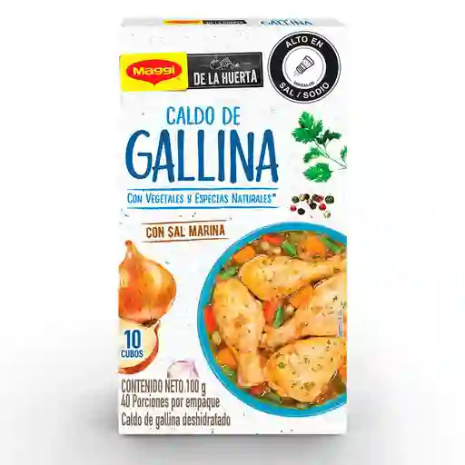 Caldo de Gallina MAGGI® De La Huerta Caja x 10 Cubos