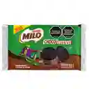 Galletas de chocolate MILO Choco Intense rellenas con crema 10 Unds x 360g