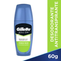 Gillette Desodorante en Roll On Power Rush