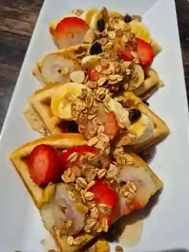 Waffle de Plátano
