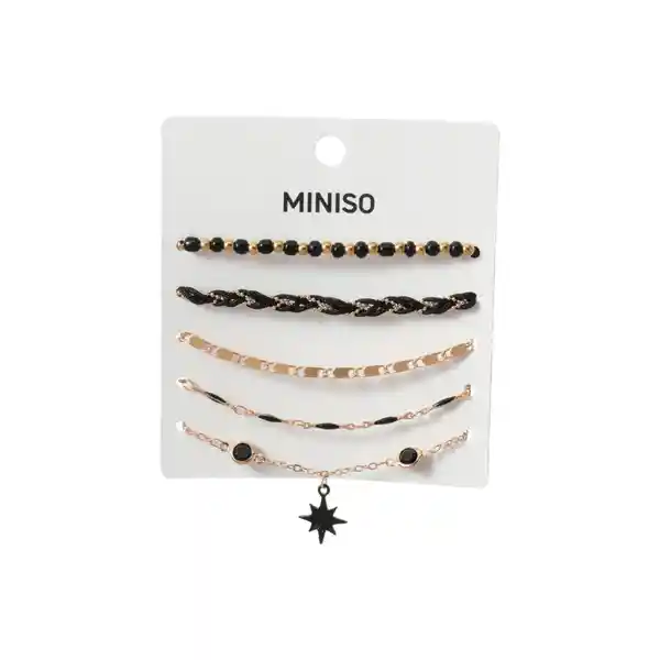 Set de Pulsera Serie Dark Miniso