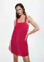 Vestido Chia-W Fucsia Talla Xs Mujer Mango