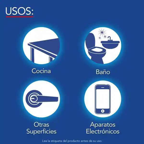 Lysol Toallitas Desinfectantes para Superficies Citrus