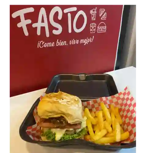 Hamburguesa Clasica de Barrio