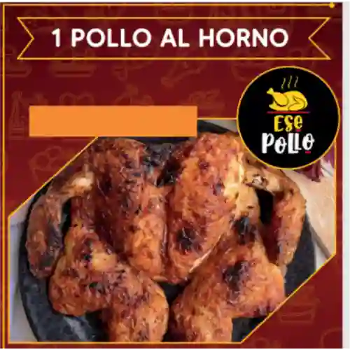 1 Pollo Al Horno + Arepa