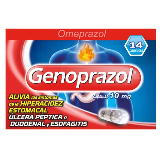 Genoprazol Antiácido (10 mg) Cápsulas