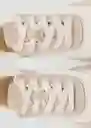 Tenis Deportiva Flat Blanco Talla 38 Mujer Mango