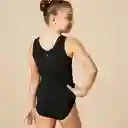 Domyos Body Trusa Gimnasia Sin Manga Básico Niña Negro Talla 6A
